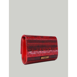 BOLSO KURT GEIGER PARTY EAGLE CLUTCH ROJO