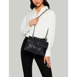 BOLSO KURT GEIGER LEATHER KENSINGTON X BAG  NEGRO