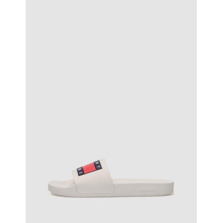 CHANCLA TOMMY HILFIGER TOMMY JEANS POOL SLIDE ESS BEIG