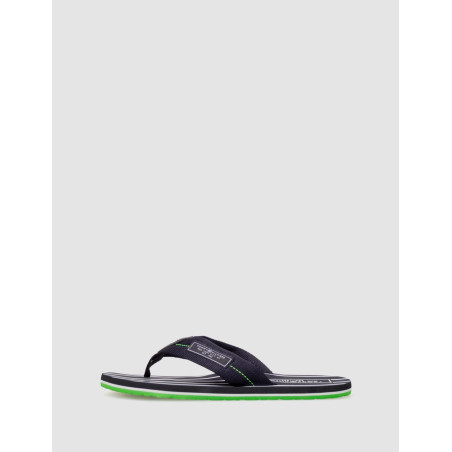 CHANCLA TOMMY HILFIGER PATCH HILFIGER BEACH SANDAL MARINO