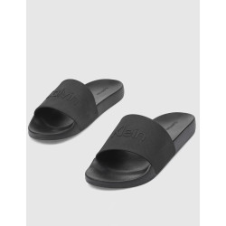 CHANCLA CALVIN KLEIN POOL SLIDE RUBBER NEGRO