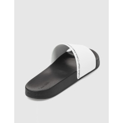 CHANCLA CALVIN KLEIN POOL SLIDE RUBBER BLANCO