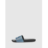 CHANCLA CALVIN KLEIN SLIDE LENTICULAR AZUL