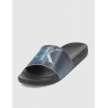 CHANCLA CALVIN KLEIN SLIDE LENTICULAR AZUL