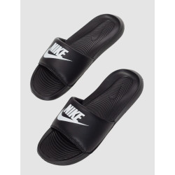 CHANCLA NIKE VICTORI  NEGRO LOGO BLANCO