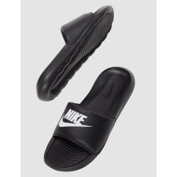 CHANCLA NIKE VICTORI  NEGRO LOGO BLANCO