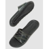 CHANCLA NIKE VICTORI  VERDE LOGO NEGRO