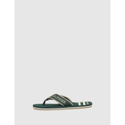 SANDALIA DE DEDO TOMMY HILFIGER SPORTY HILFIGER BEACH SANDAL VERDE