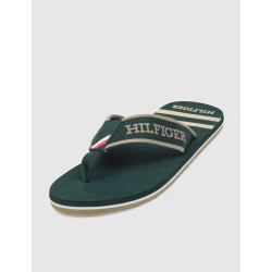 SANDALIA DE DEDO TOMMY HILFIGER SPORTY HILFIGER BEACH SANDAL VERDE