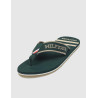 SANDALIA DE DEDO TOMMY HILFIGER SPORTY HILFIGER BEACH SANDAL VERDE