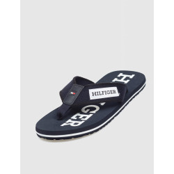 CHANCLA TOMMY HILFIGER PATCH HILFIGER BEACH SANDAL MARINO