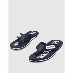 CHANCLA TOMMY HILFIGER PATCH HILFIGER BEACH SANDAL MARINO