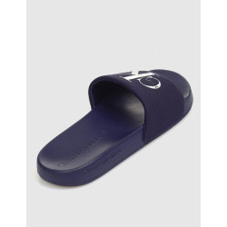 CHANCLA CALVIN KLEIN SLIDE MONORAM CO MARINO