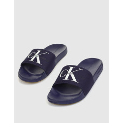 CHANCLA CALVIN KLEIN SLIDE MONORAM CO MARINO