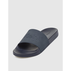 CHANCLA CALVIN KLEIN POOL SLIDE RUBBER MARINO
