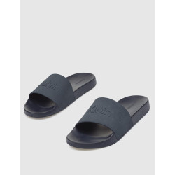 CHANCLA CALVIN KLEIN POOL SLIDE RUBBER MARINO