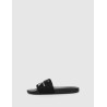 CHANCLA CALVIN KLEIN SLIDE MONORAM CO NEGRO