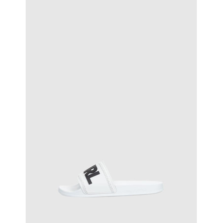 CHANCLA KARL LAGERFELD KONDO KARL LOGO SLIDE BLANCO