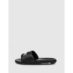 CHANCLA LACOSTE SERVE SLIDE NEGRO