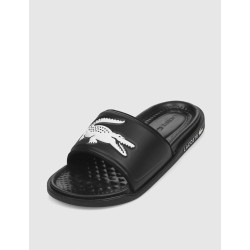CHANCLA LACOSTE SERVE SLIDE NEGRO