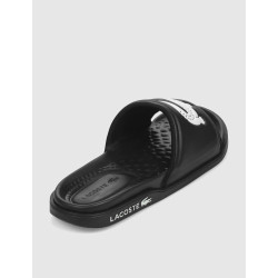 CHANCLA LACOSTE SERVE SLIDE NEGRO