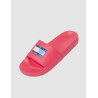 CHANCLA TOMMY HILFIGER TOMMY JEANS FLAG PRINT POOL SLD FUXIA