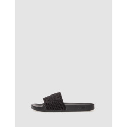 CHANCLA TOMMY HILFIGER TOMMY JEANS FLAG KINITTED NEGRO
