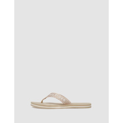 CHANCLA TOMMY HILFIGER TOMMY WEBBING SANDAL BEIG