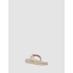 CHANCLA TOMMY HILFIGER TOMMY WEBBING SANDAL BEIG