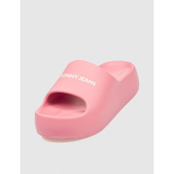 CHANCLA TOMMY HILFIGER TJW CHUNKY FLATFORM SLIDE ROSA