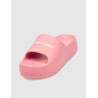 CHANCLA TOMMY HILFIGER TJW CHUNKY FLATFORM SLIDE ROSA