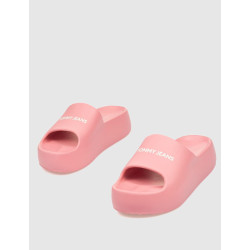 CHANCLA TOMMY HILFIGER TJW CHUNKY FLATFORM SLIDE ROSA