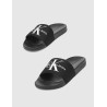 CHANCLA CALVIN KLEIN SLIDE MONOGRAM CO NEGRO