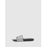 CHANCLA MUJER CALVIN KLEIN SLIDE LENTICULAR BLANCO