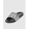 CHANCLA MUJER CALVIN KLEIN SLIDE LENTICULAR BLANCO