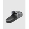 CHANCLA MUJER CALVIN KLEIN SLIDE LENTICULAR BLANCO