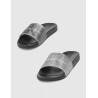 CHANCLA MUJER CALVIN KLEIN SLIDE LENTICULAR BLANCO