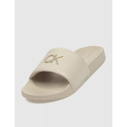 CHANCLA CALVIN KLEIN POOL SLIDE RELOCK BEIG
