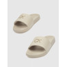 CHANCLA CALVIN KLEIN POOL SLIDE RELOCK BEIG
