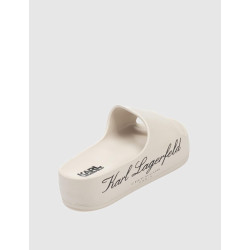CHANCLA KARL LAGERFELD KOBO II HOTEL LOGO SLIDE BEIG