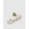 CHANCLA KARL LAGERFELD KOBO II HOTEL LOGO SLIDE BEIG
