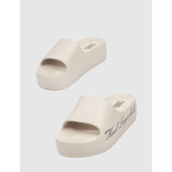 CHANCLA KARL LAGERFELD KOBO II HOTEL LOGO SLIDE BEIG