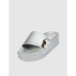 CHANCLA KARL LAGERFELD KONDO MAXI KARL NFT SLIDE PLATA