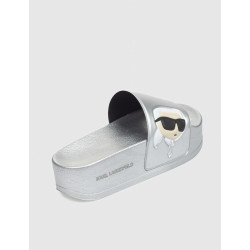 CHANCLA KARL LAGERFELD KONDO MAXI KARL NFT SLIDE PLATA