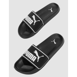 CHANCLA PUMA LEADCAT 2.0 NEGRO LOGO BLANCO