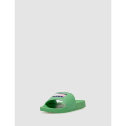 CHANCLA TOMMY HILFIGER TOMMY JEANS FLAG PRINT POOL SLD VERDE