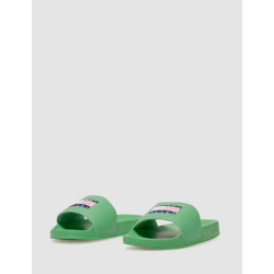 CHANCLA TOMMY HILFIGER TOMMY JEANS FLAG PRINT POOL SLD VERDE