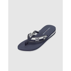 CHANCLA TOMMY HILFIGER TH COLORBLOCK WEBBING SANDAL MARINO