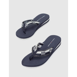CHANCLA TOMMY HILFIGER TH COLORBLOCK WEBBING SANDAL MARINO