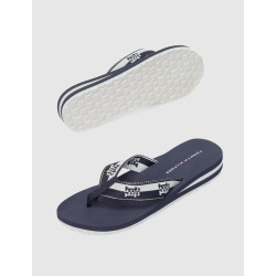 CHANCLA TOMMY HILFIGER TH COLORBLOCK WEBBING SANDAL MARINO